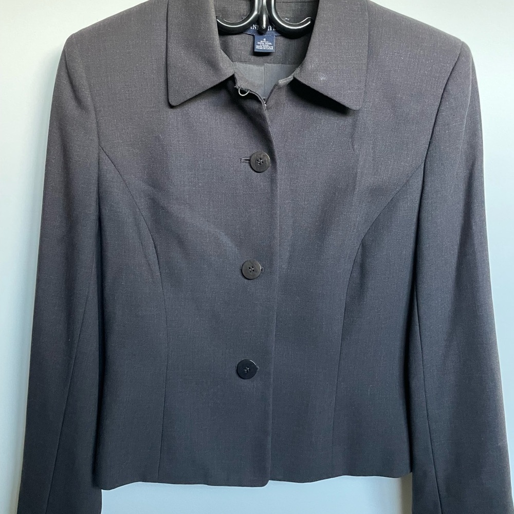 Ann Taylor Dark Gray Women's Suit Jacket